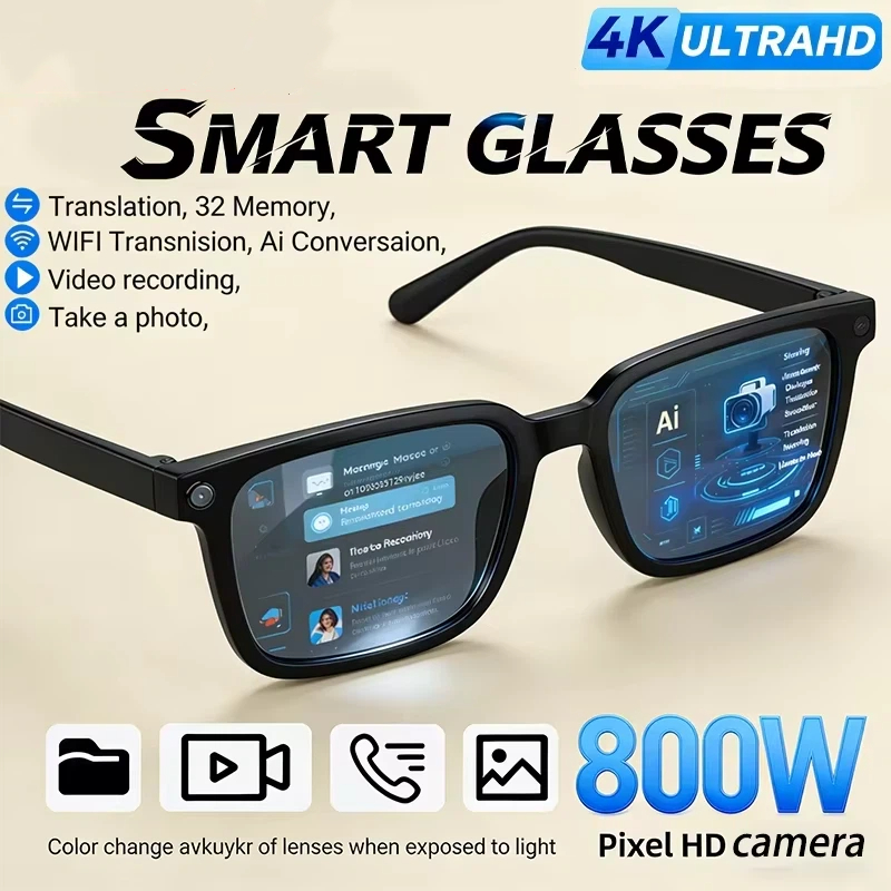 Smart Glasses Lens - OnePlus AI Akıllı Gözlük 8K HD