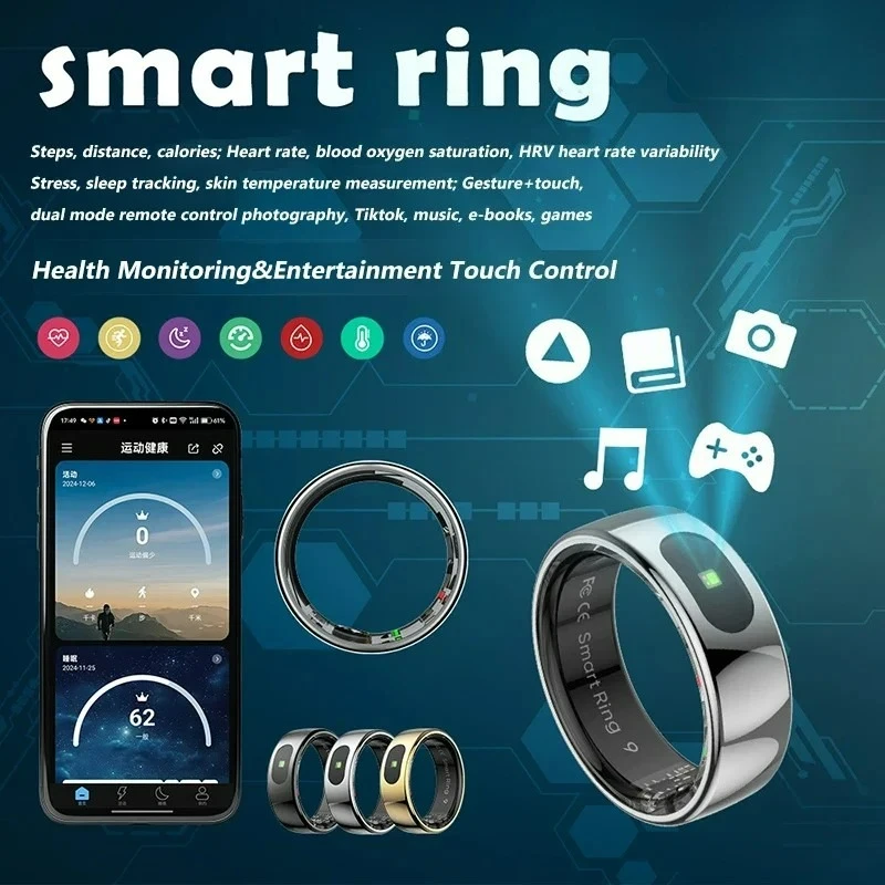 HY Dijital Yeni Akıllı Yüzük,  - Temperature Ring Skin incelemesi ve fiyatı