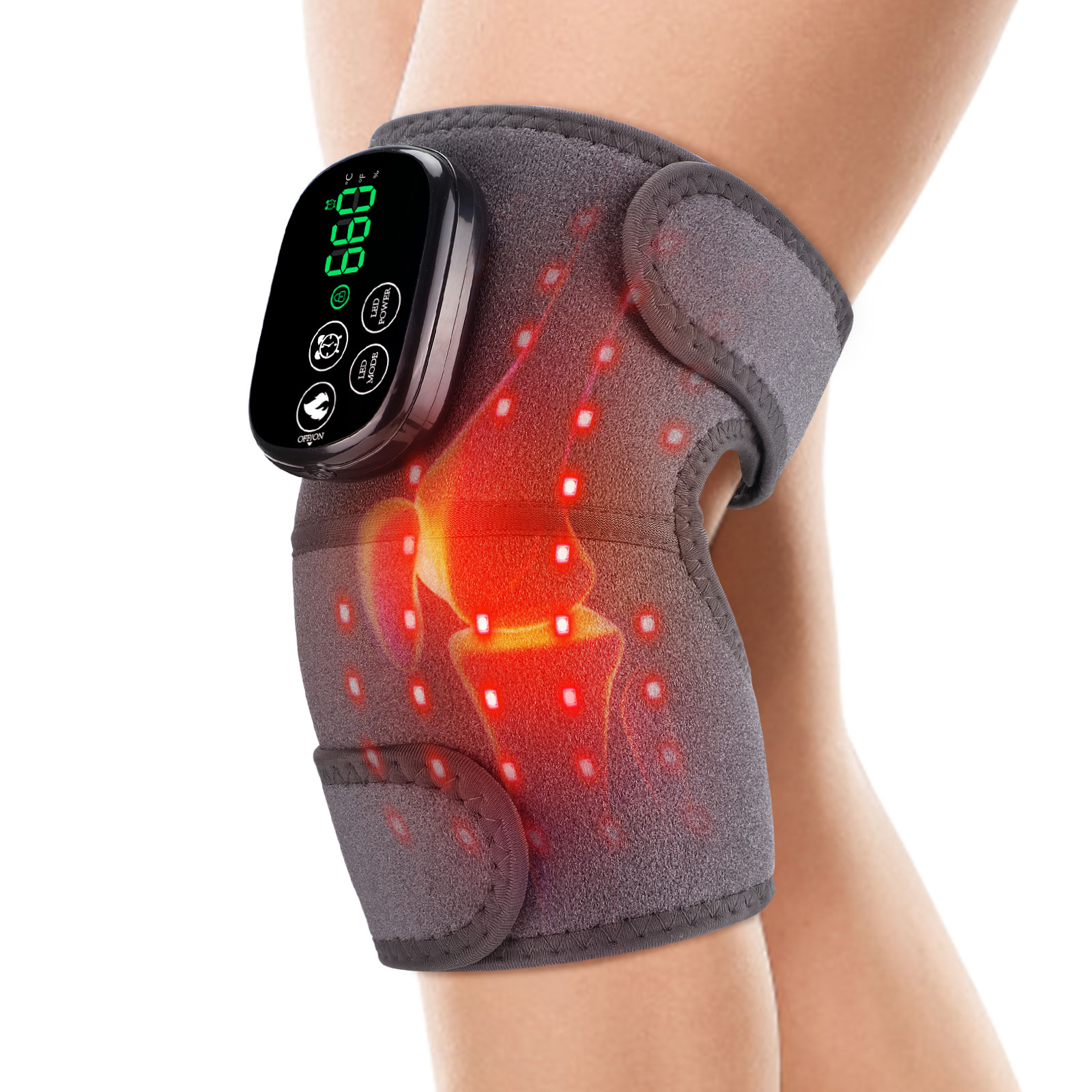 Egzersiz için Kırmızı Işıklı D - Smart Knee Wrap incelemesi ve fiyatı